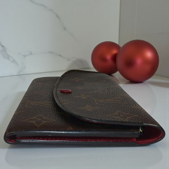 Louis Vuitton Emilie Monogram Canvas Fuchsia Leather Wallet - Picture 6 of 15